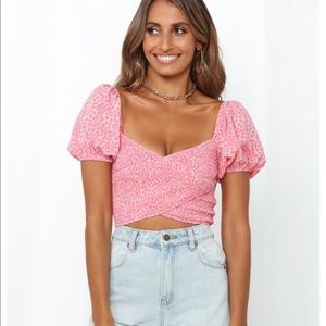 Hello Molly outta my dreams crop top